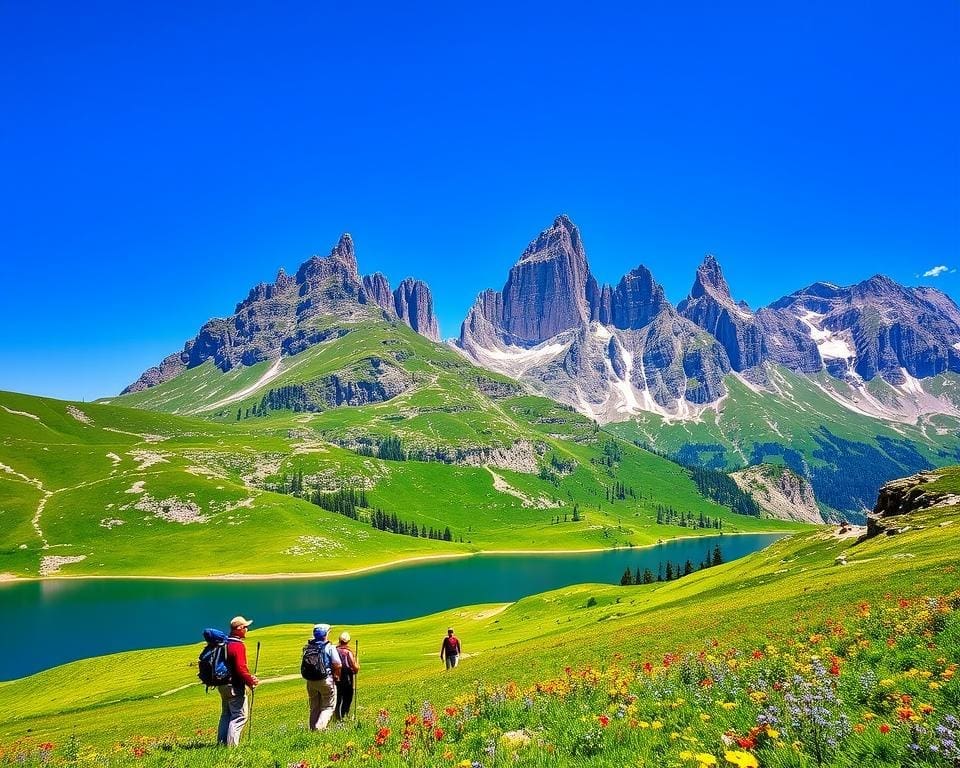 natuurlijke schoonheid van de Italiaanse bergen