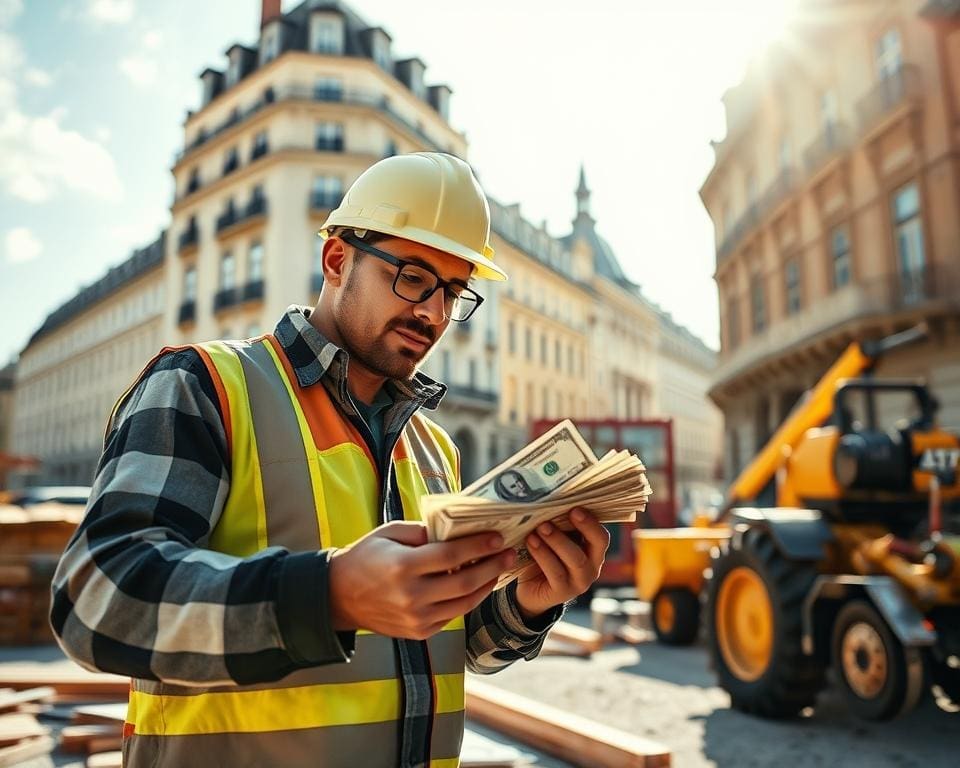 salaris in de bouw