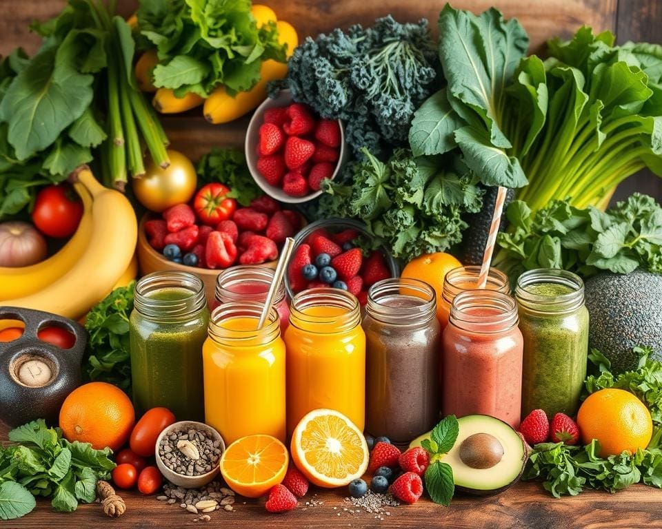 top ingrediënten voor energierijke smoothies