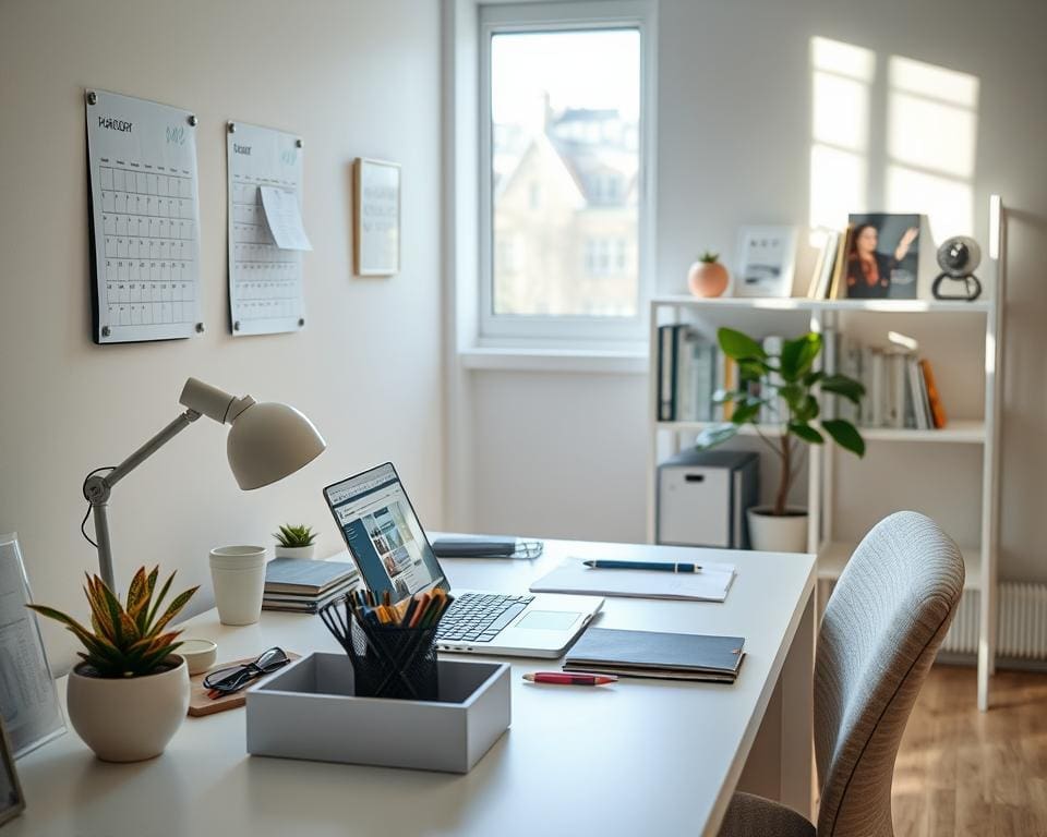 werkplek organiseren voor productiviteit
