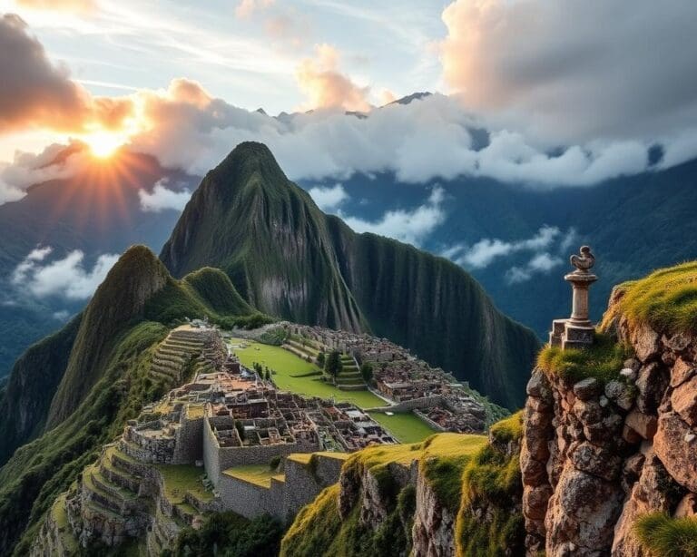 Bewonder de ruïnes van Machu Picchu in Peru