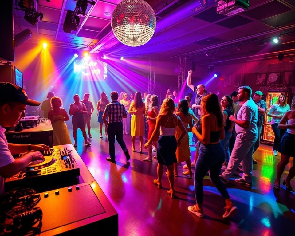 Discotheeknacht met live DJ’s en retro vibes