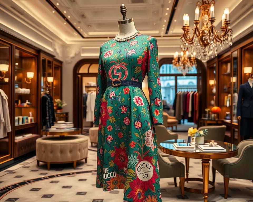 Gucci jurken: Luxe met een speelse knipoog