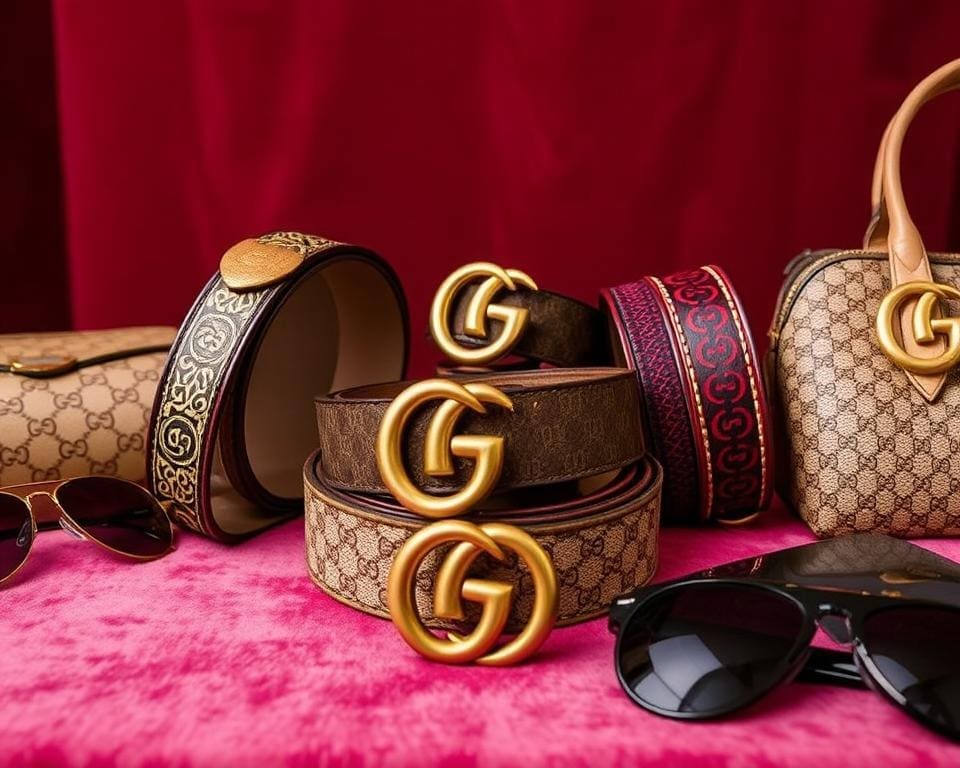 Gucci riemen en luxueuze mode