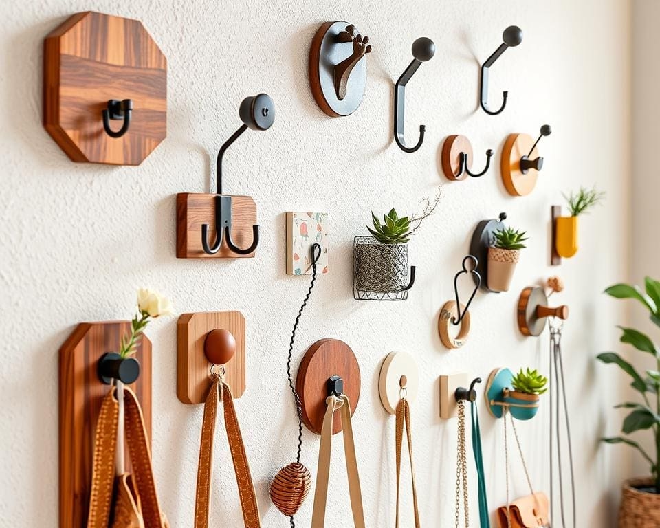 Kapstokhaken die decoratief en praktisch zijn