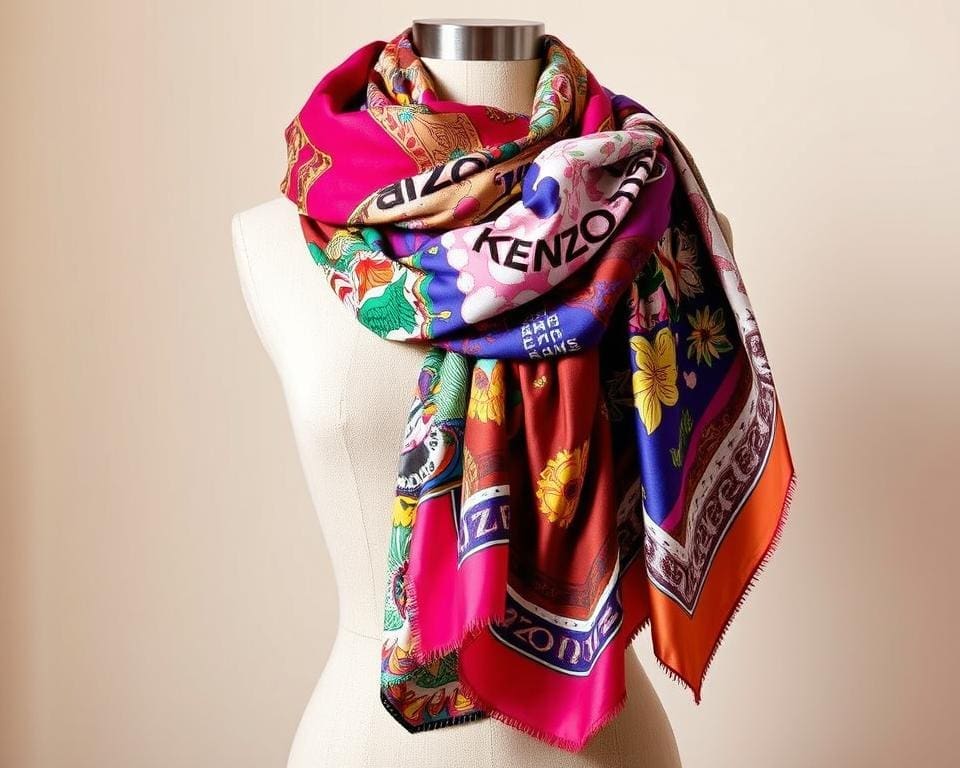 Kenzo sjaals: Kleurrijke details voor elke outfit