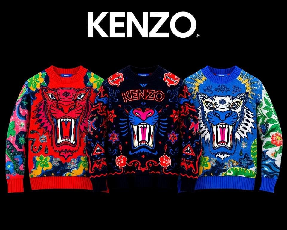 Kenzo truien: Gedurfde prints die de show stelen