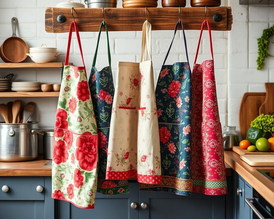 Keukenschorten die bescherming en stijl bieden tijdens het koken