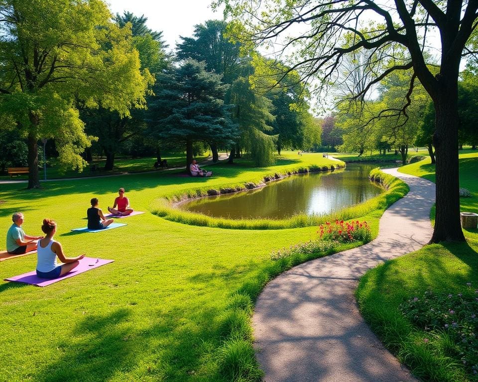 Parkdag vol yoga, meditatie en natuurwandelingen