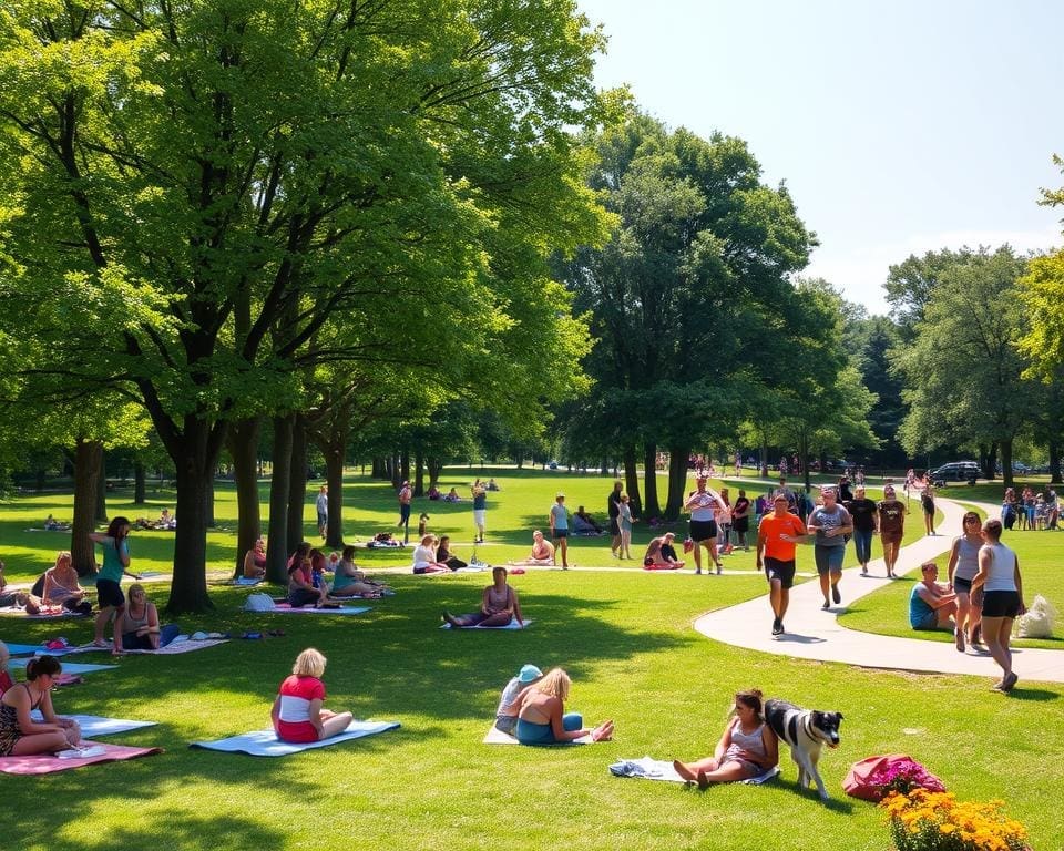 Parkmiddag vol ontspanning, sport en socializen