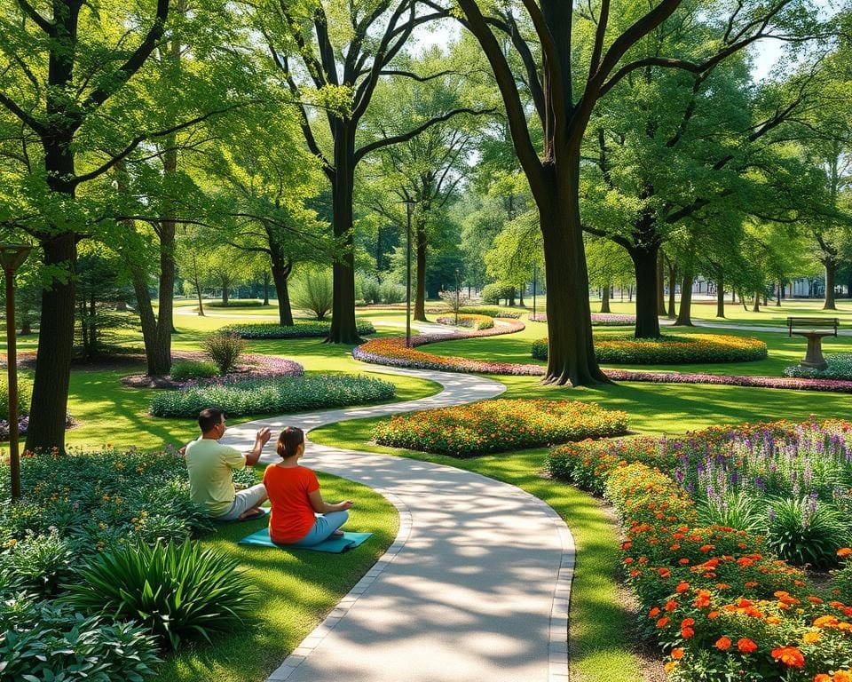 Parkwandeling met natuurgids en ontspannende activiteiten