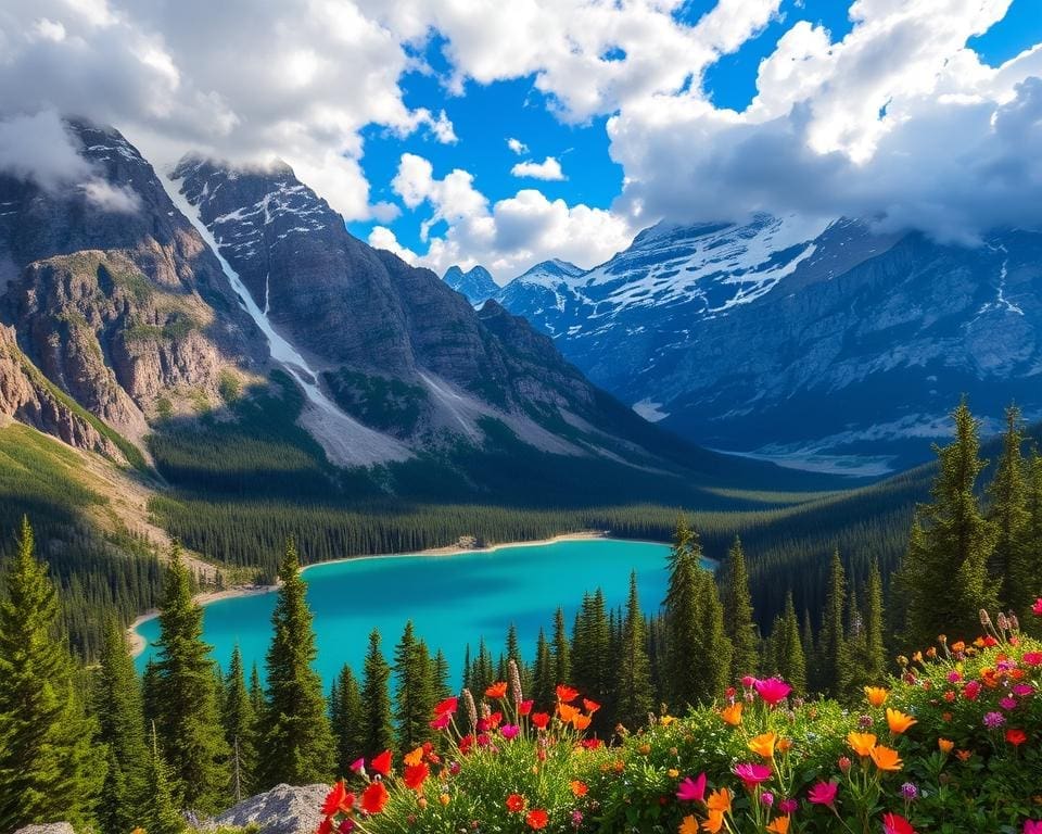 Rocky Mountains in Banff National Park