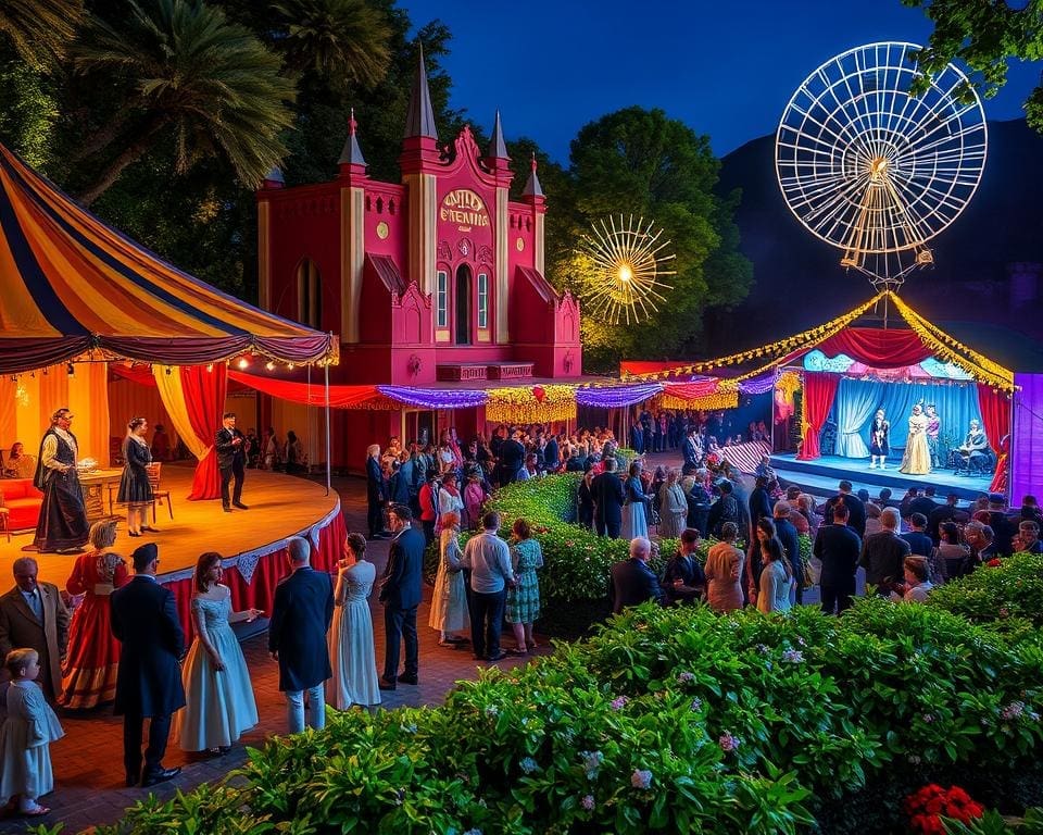 Theaterfestival met een mix van klassieke en moderne voorstellingen