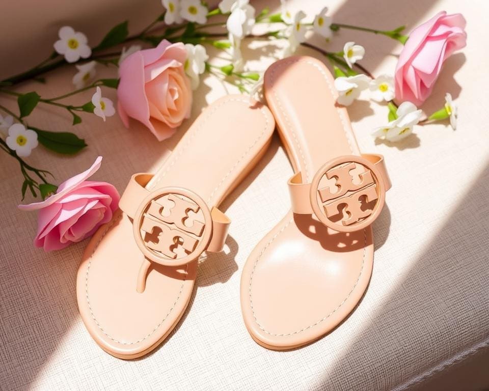 Tory Burch sandalen: Vrouwelijke flair voor elke gelegenheid