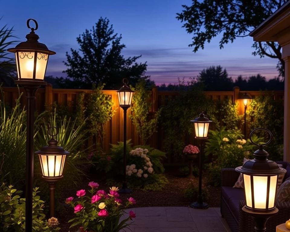 Tuinlampen voor sfeervolle verlichting buiten