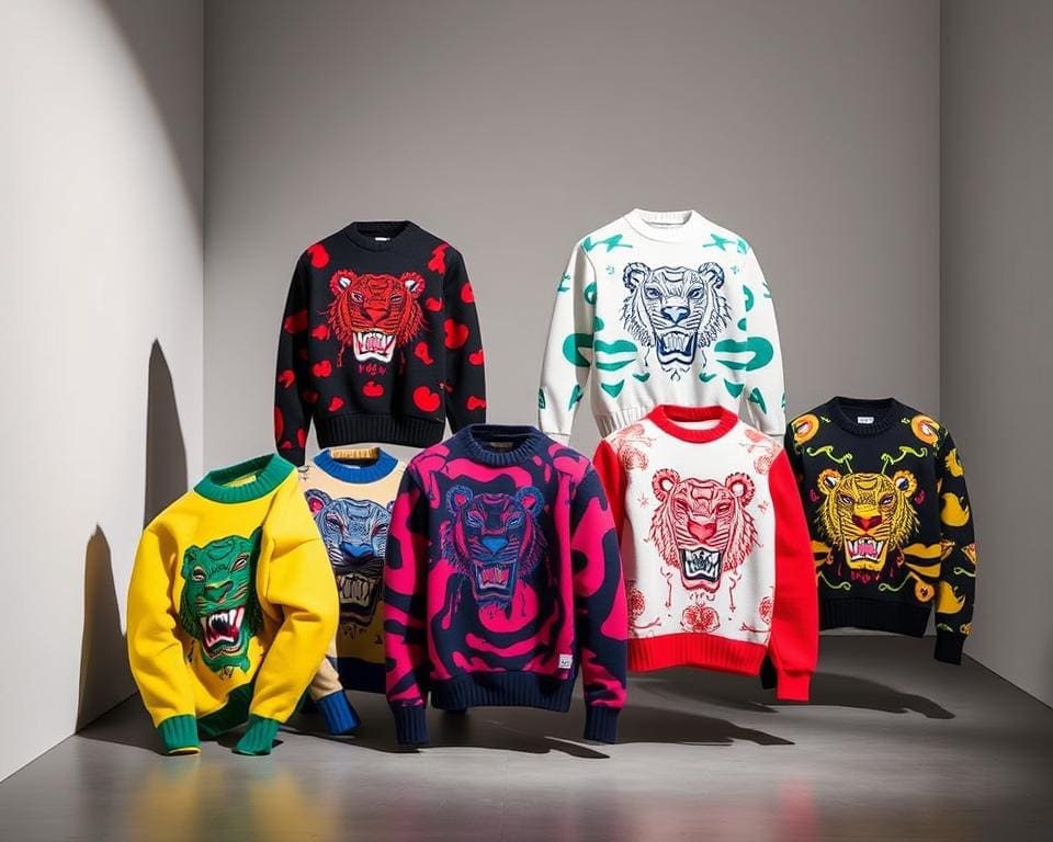 opvallende designs Kenzo truien