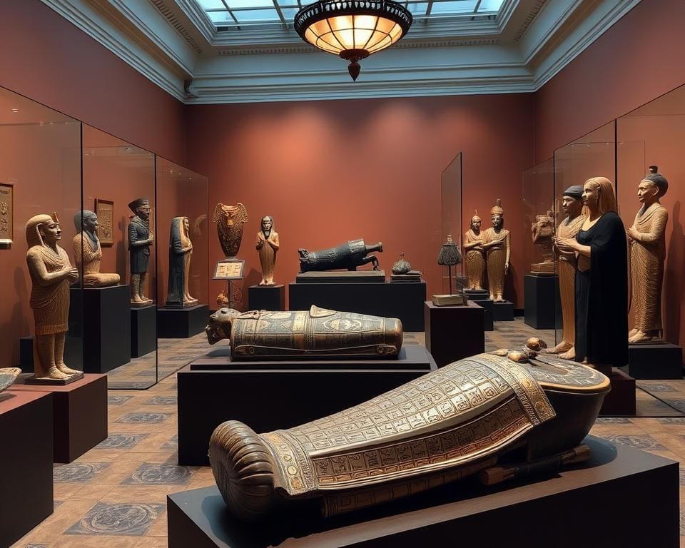 Egyptische schatten in het Museo Egizio Turijn