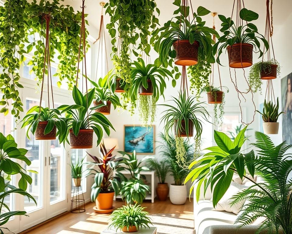 Hangplanten die je huis opvrolijken met fris groen