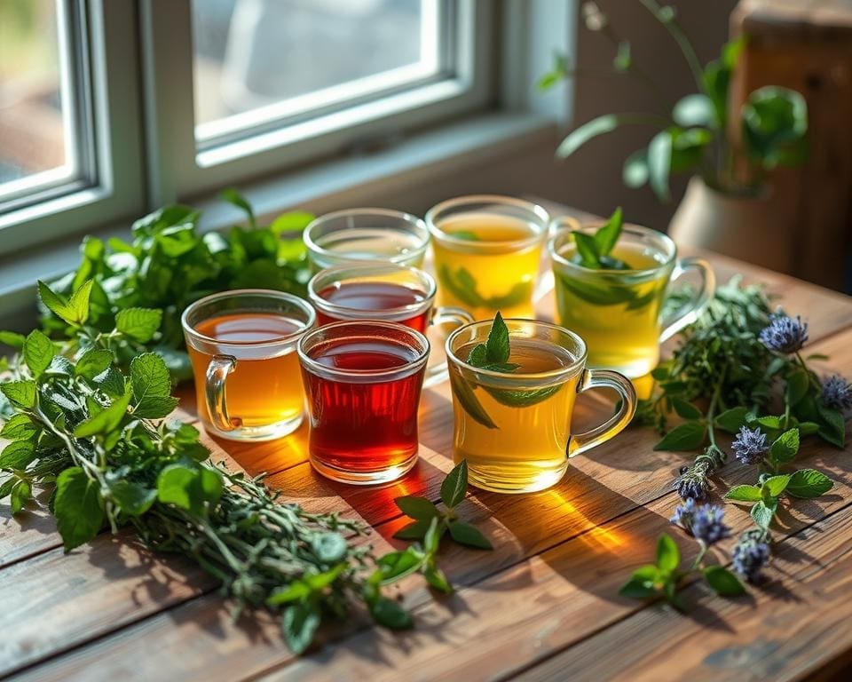 Kruidentheeën voor ontspanning en gezondheid