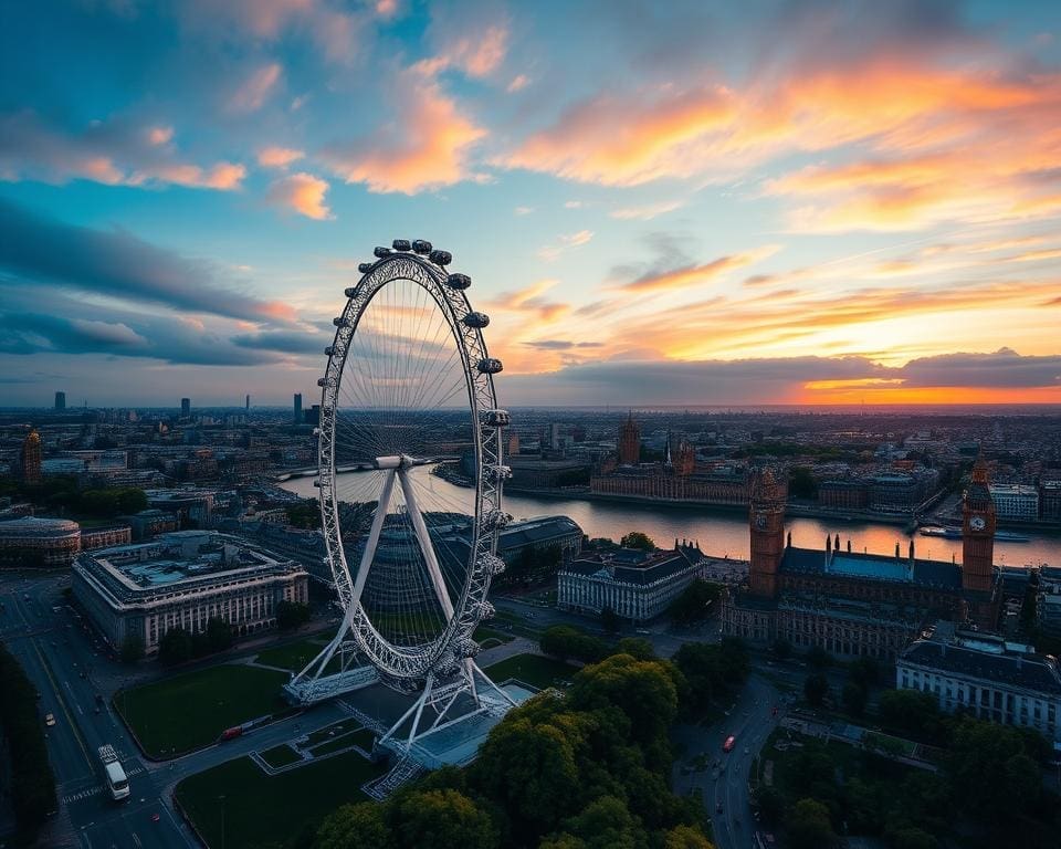 London Eye Engeland: Geniet van een panoramisch uitzicht