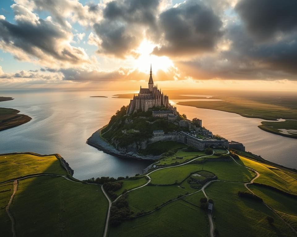 Mont Saint-Michel Normandië: Historie op een eiland