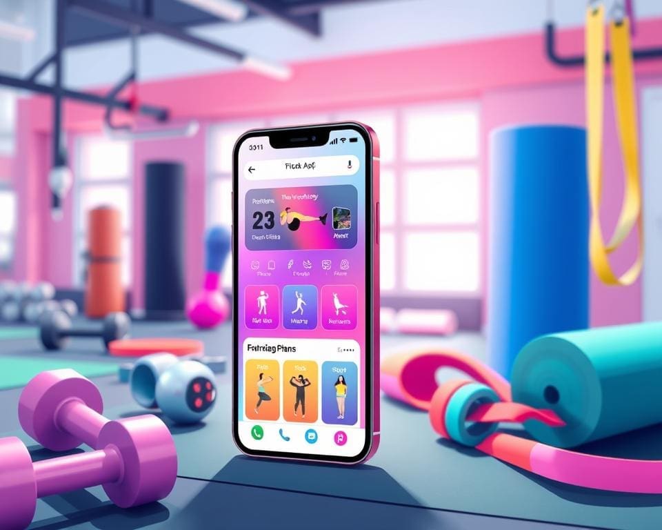 Ontdek fitnessapps voor efficiënte trainingen