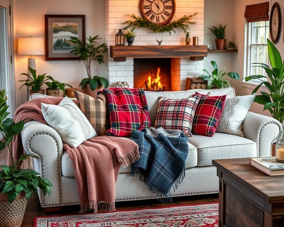Plaids voor extra warmte en een decoratieve touch