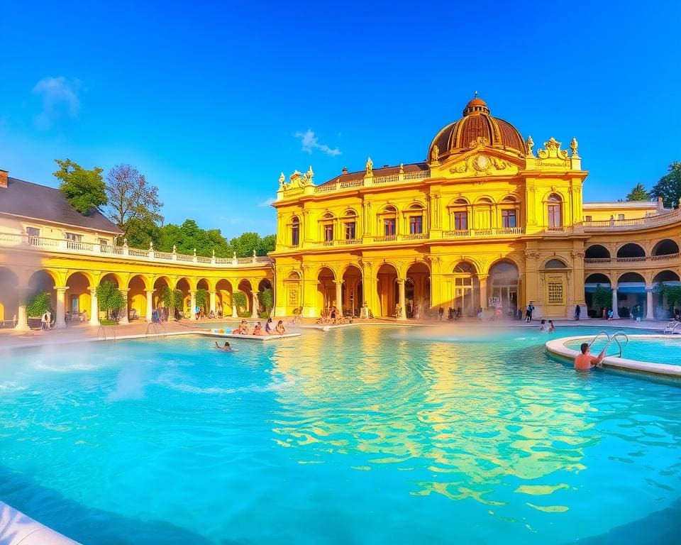 Szechenyi-baden Boedapest: Genieten van thermale baden