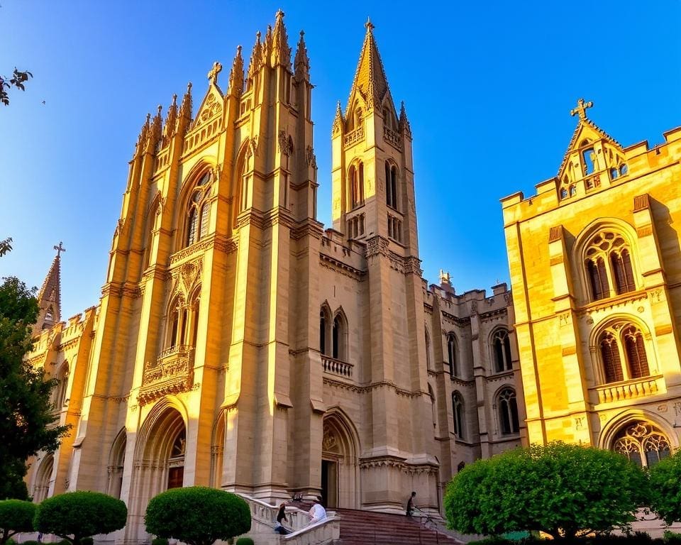 architectuur en kunstwerken van het Paleis van de Paus Avignon