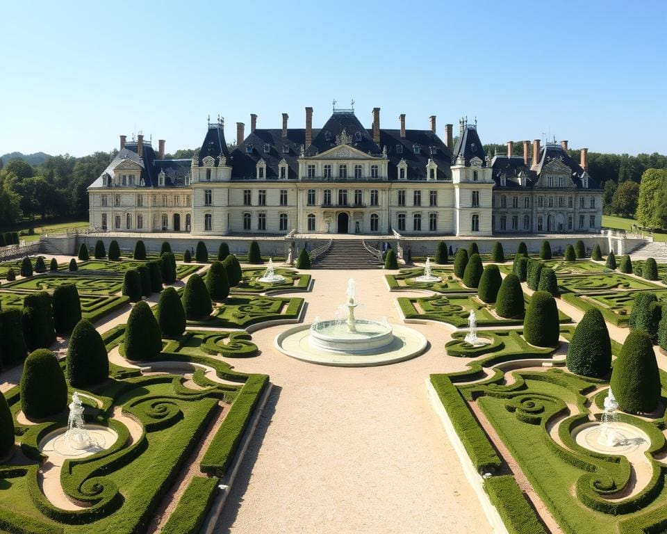 bezienswaardigheden en indrukwekkende architectuur van Vaux-le-Vicomte