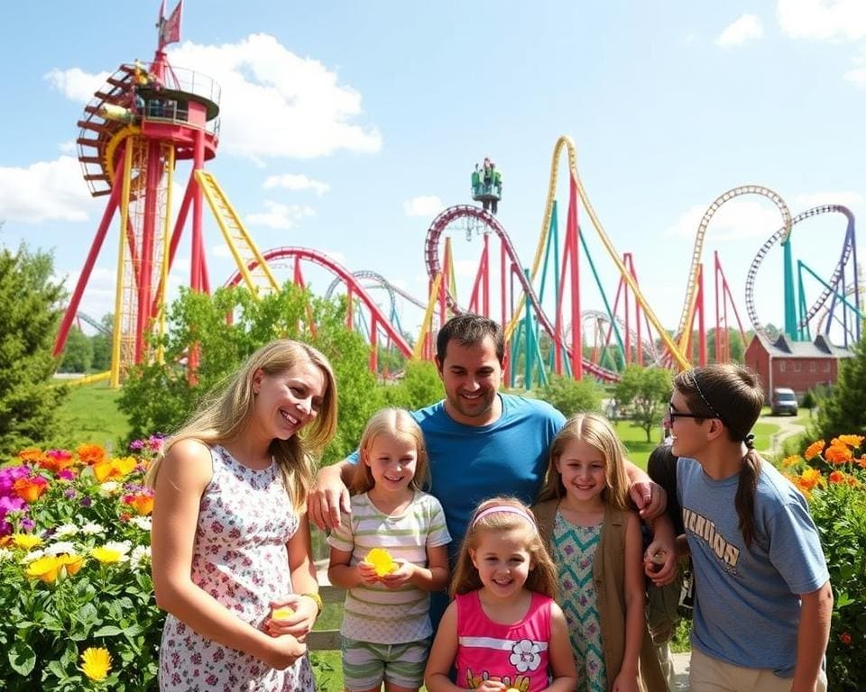 familie-uitje in Alton Towers