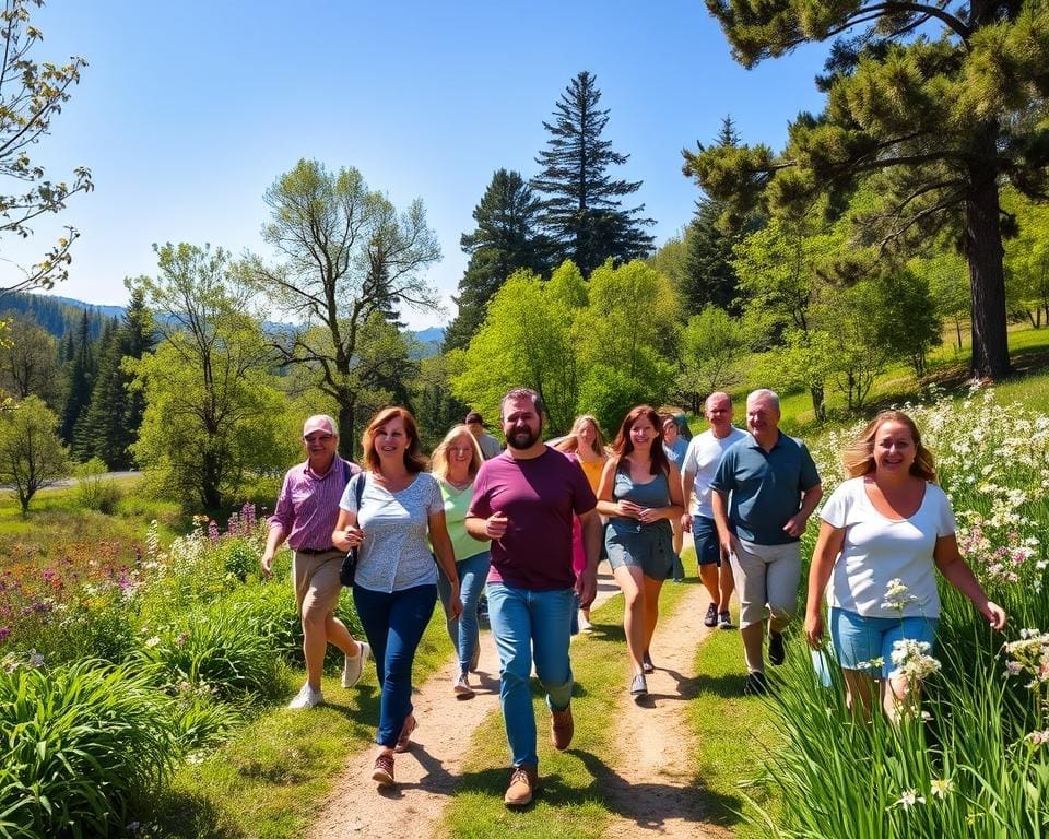 gezondheid en welzijn door wandelen