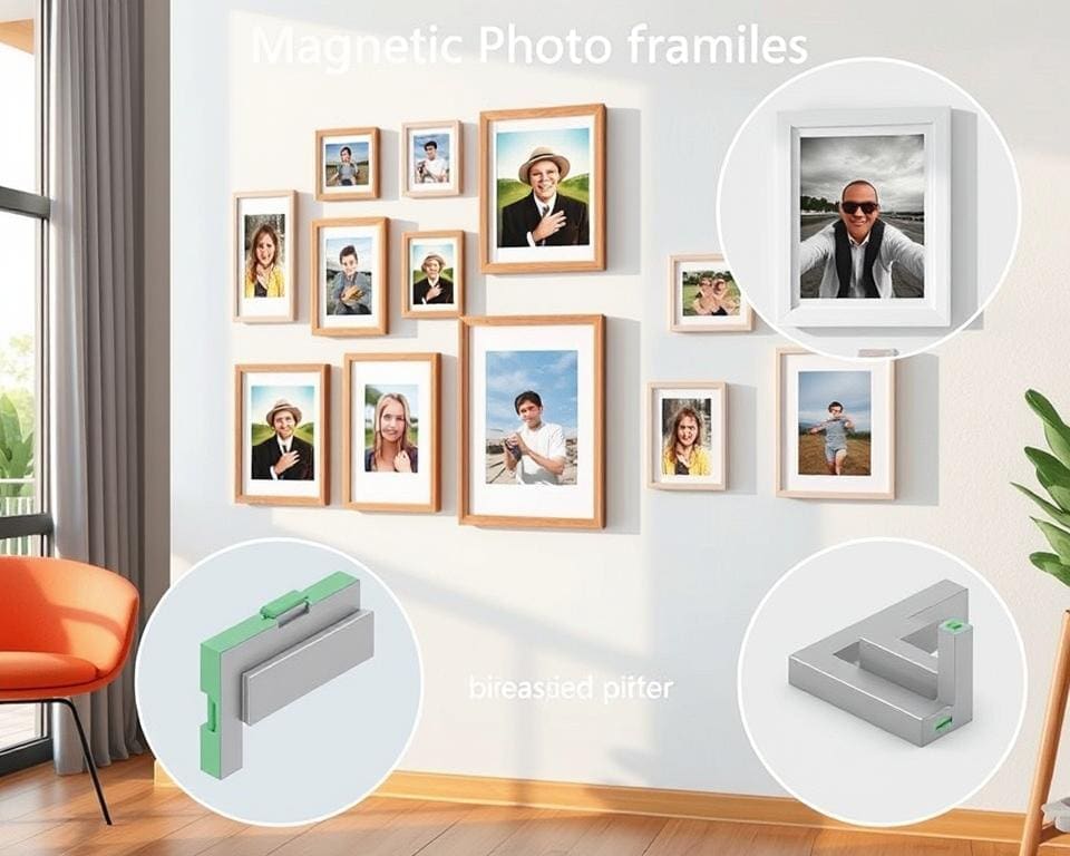 hoe werken magnetische fotolijsten