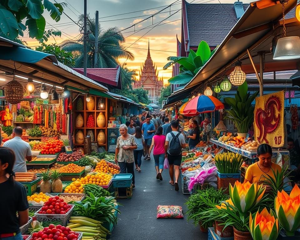 populairste markten Bangkok