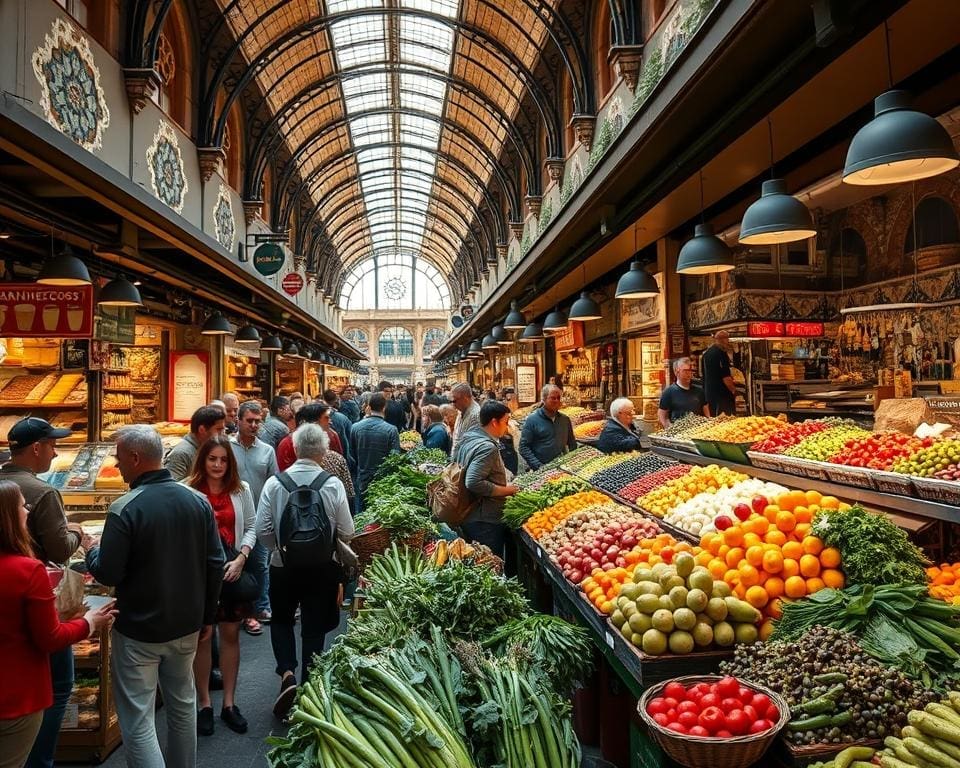 sfeer La Boqueria