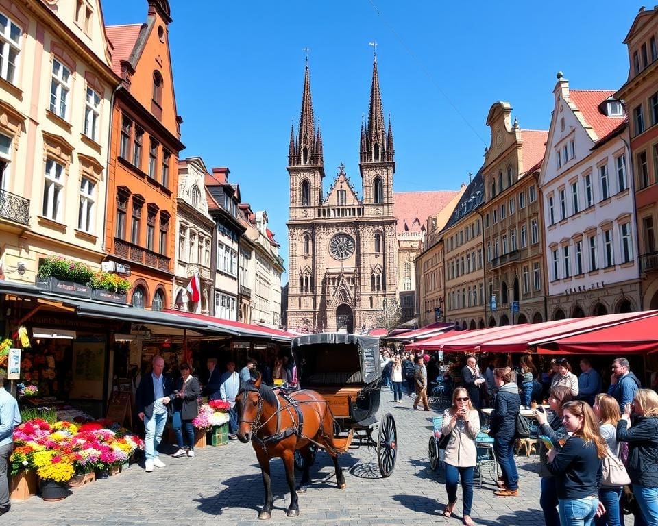Grote Markt en bezienswaardigheden Krakau