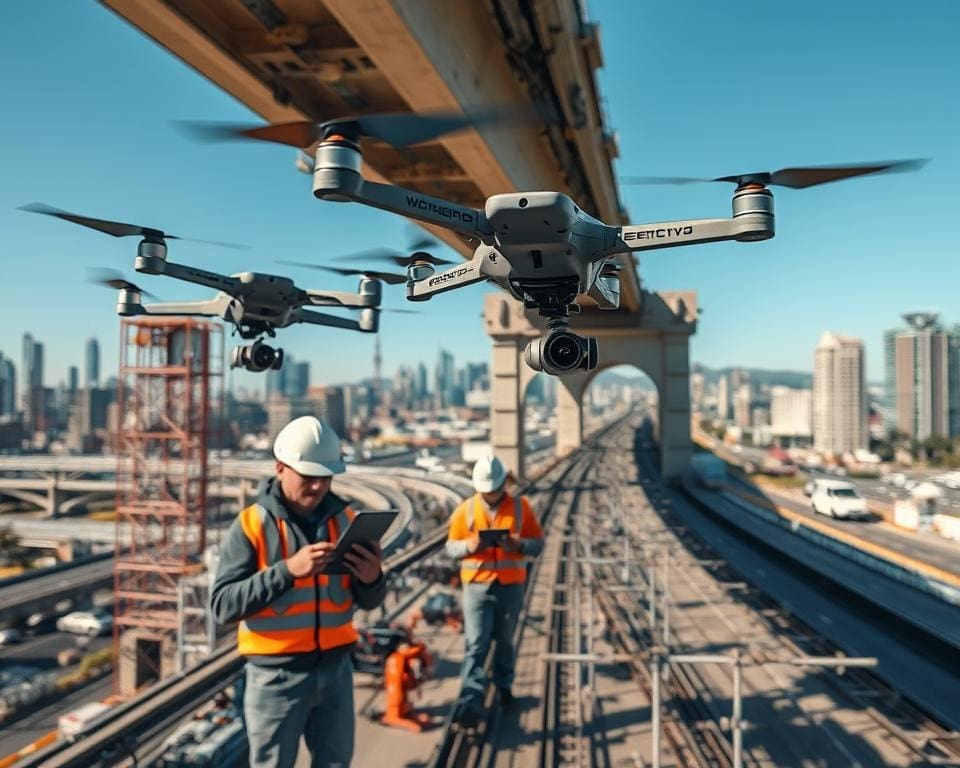Hoe ondersteunen drones bij het herstellen van infrastructuur?