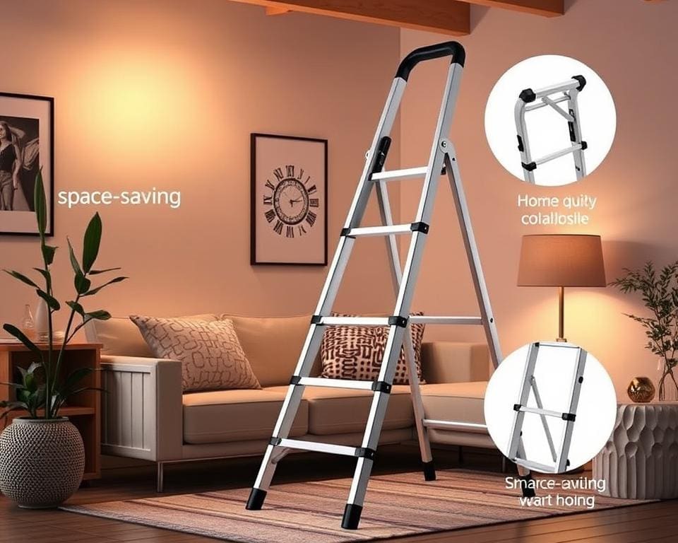 Opklapbare ladders voor flexibel thuisgebruik