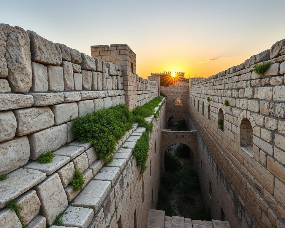 Verken de eeuwenoude stadsmuren van Jeruzalem