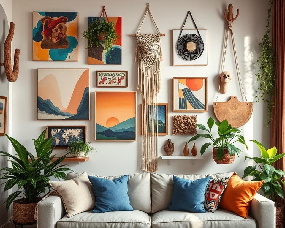 Wanddecoraties die elke muur in huis tot leven brengen