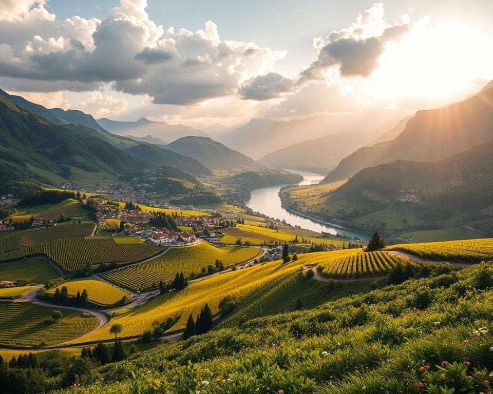 schilderachtige valleien van Noord-Italië