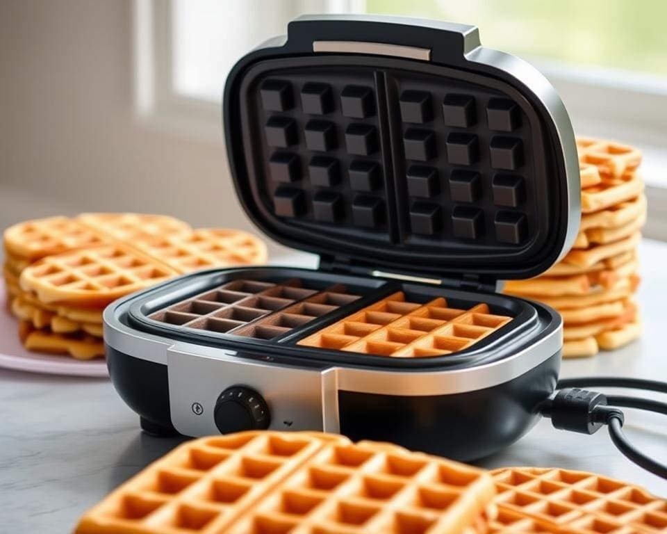 wafelijzer voor dunne wafels
