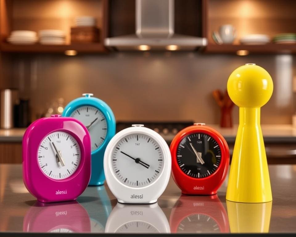 populaire modellen van Alessi-timers