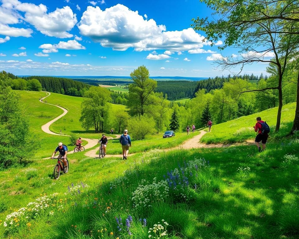 wandelen en fietsen in de Veluwe