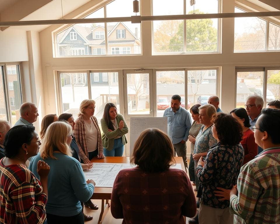 Hoe organiseer je een buurtvergadering bij renovatie?