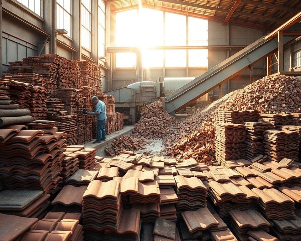 dakpannen recycling