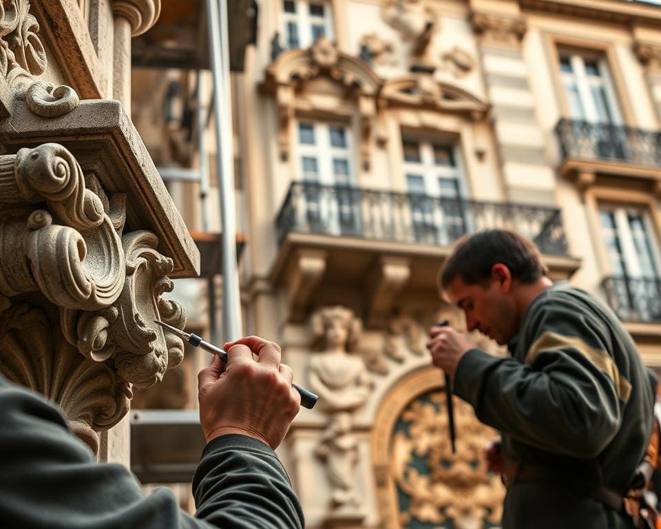 gevelornamenten restauratie proces