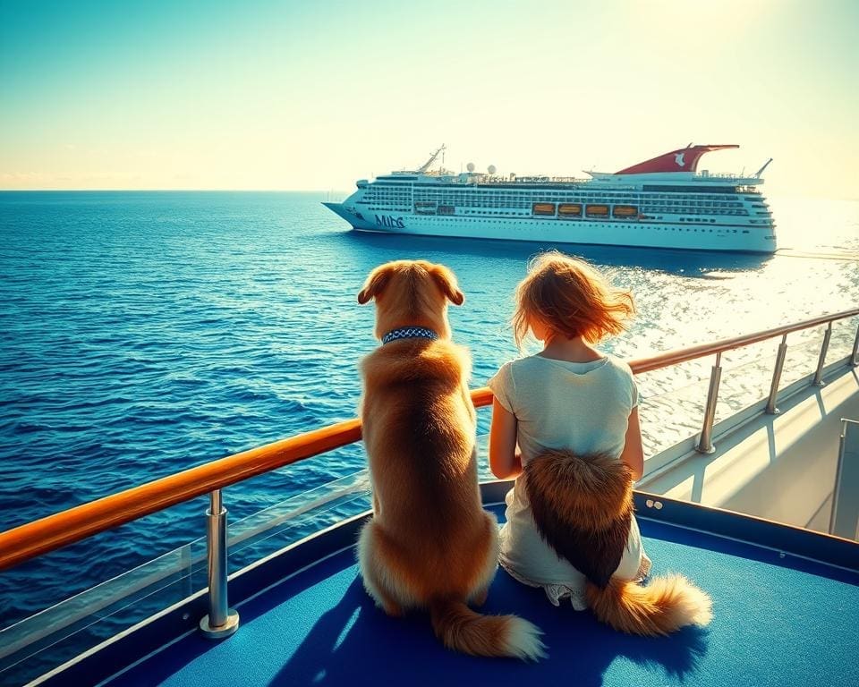 Hoe reis je met een cruiseboot en hond?