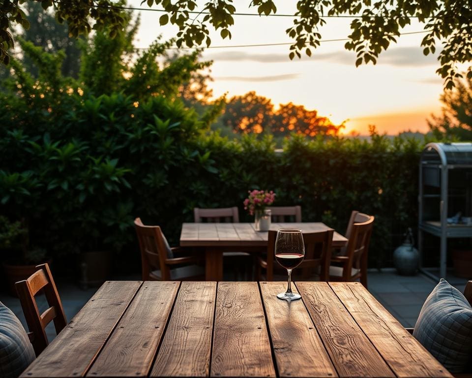 Een tuinset die uitnodigt tot lange zomeravonden