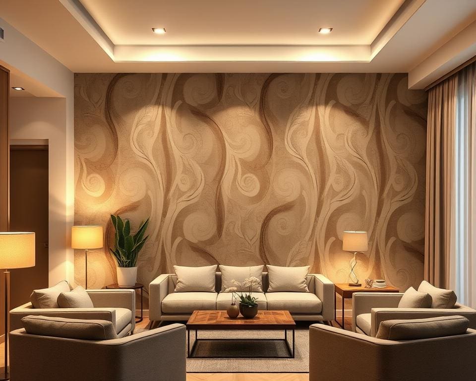 Hoe combineer je Arte behang met moderne meubels?